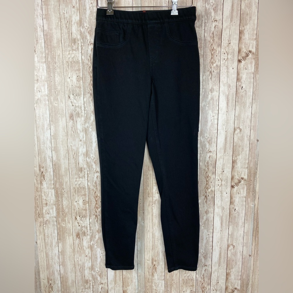 Spanx Black Denim Jeggings Size Small